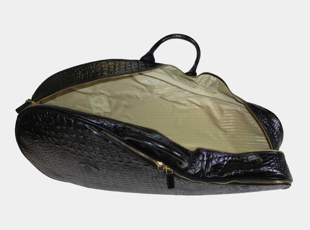 TERRIDA kožený tenisový bag na rakety CROCO-tennis bag-perdonahome