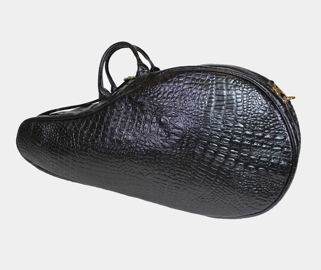 TERRIDA kožený tenisový bag na rakety CROCO-tennis bag-perdonahome