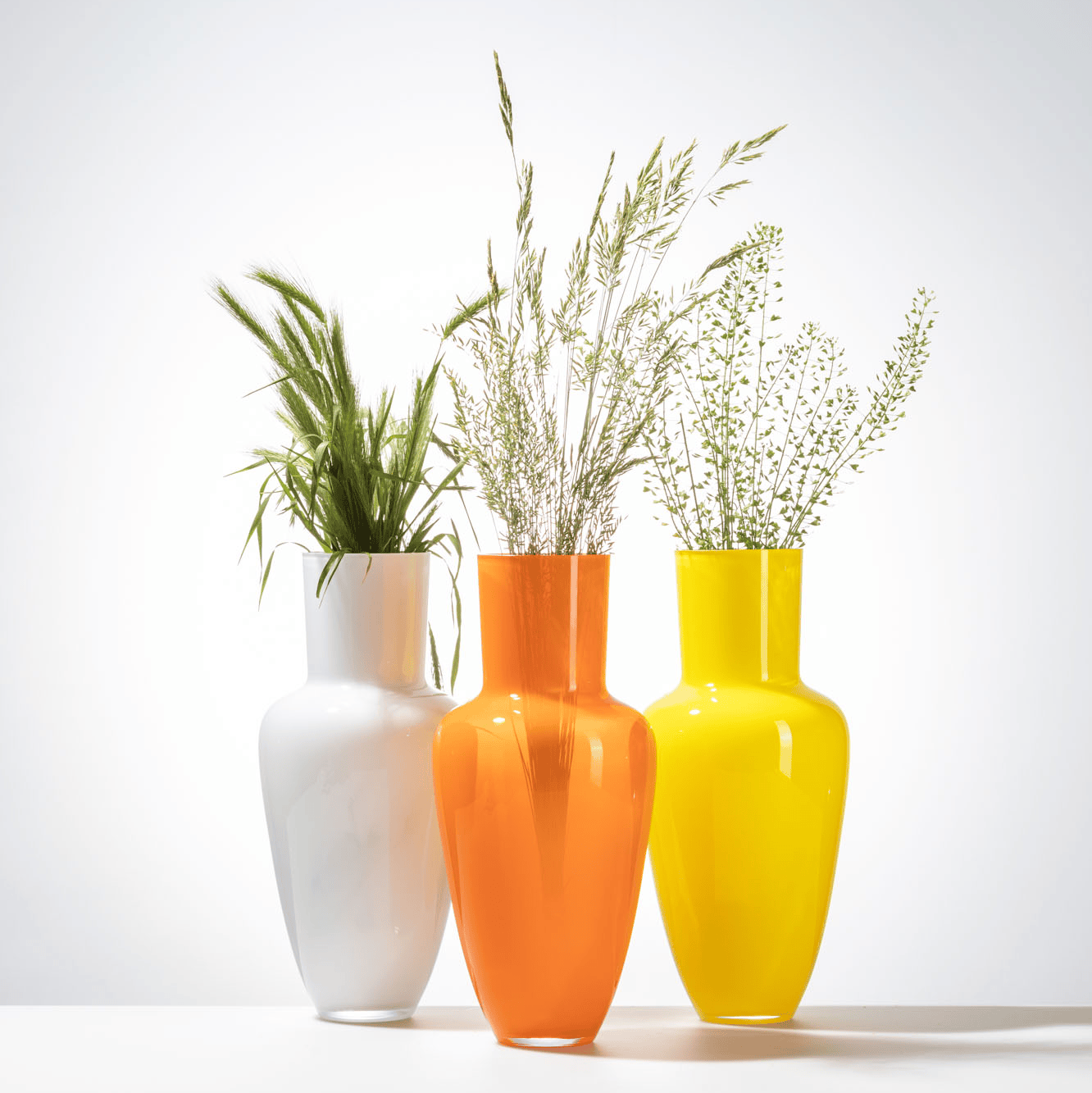 František Jungvirt Designová skleněná váza GARDEN BASIC