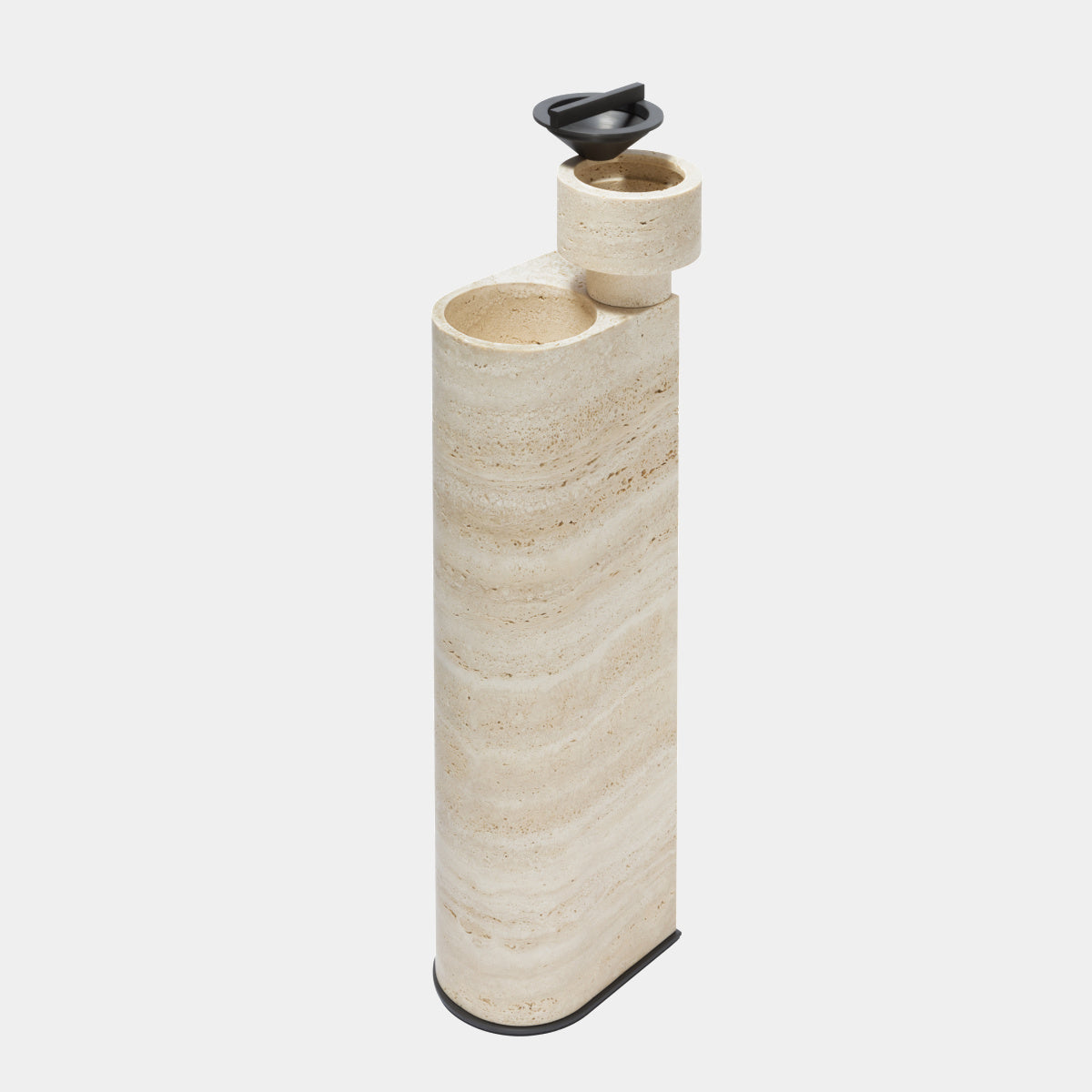 NOBBLE MARBLE Designový stojanový popelník z travertinu