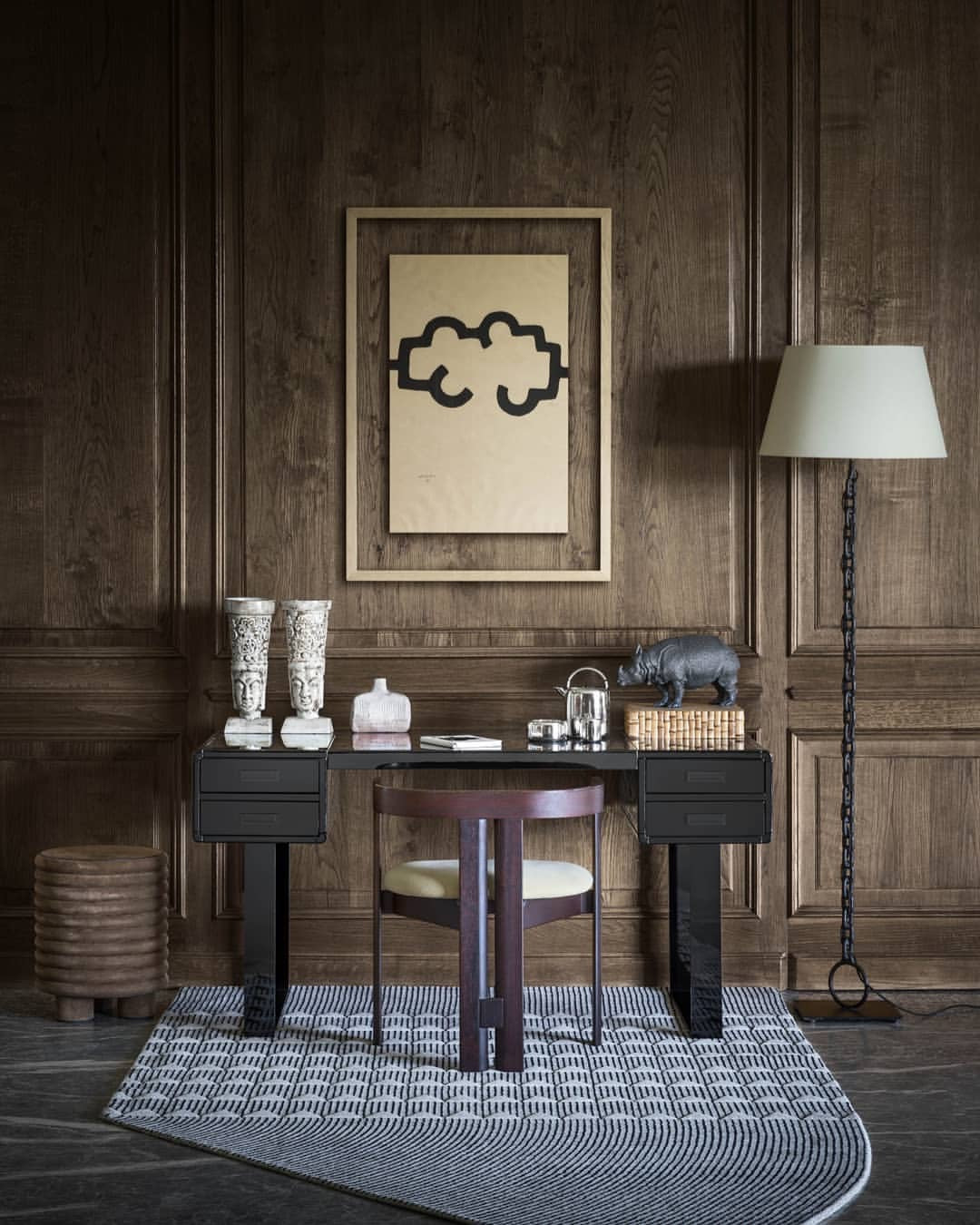 Scala designová stolička z přírodního travertinu