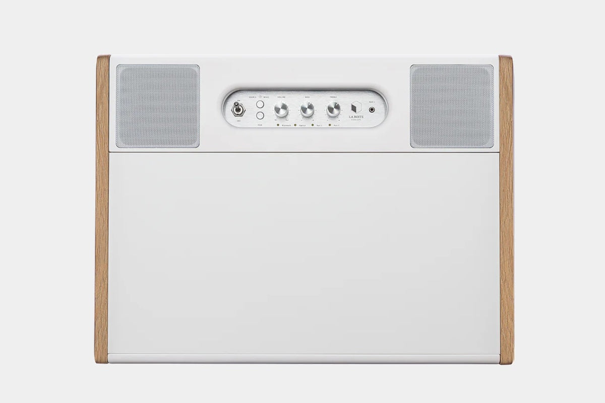 Cube CS Chêne designový aktivní HiFi reproduktor