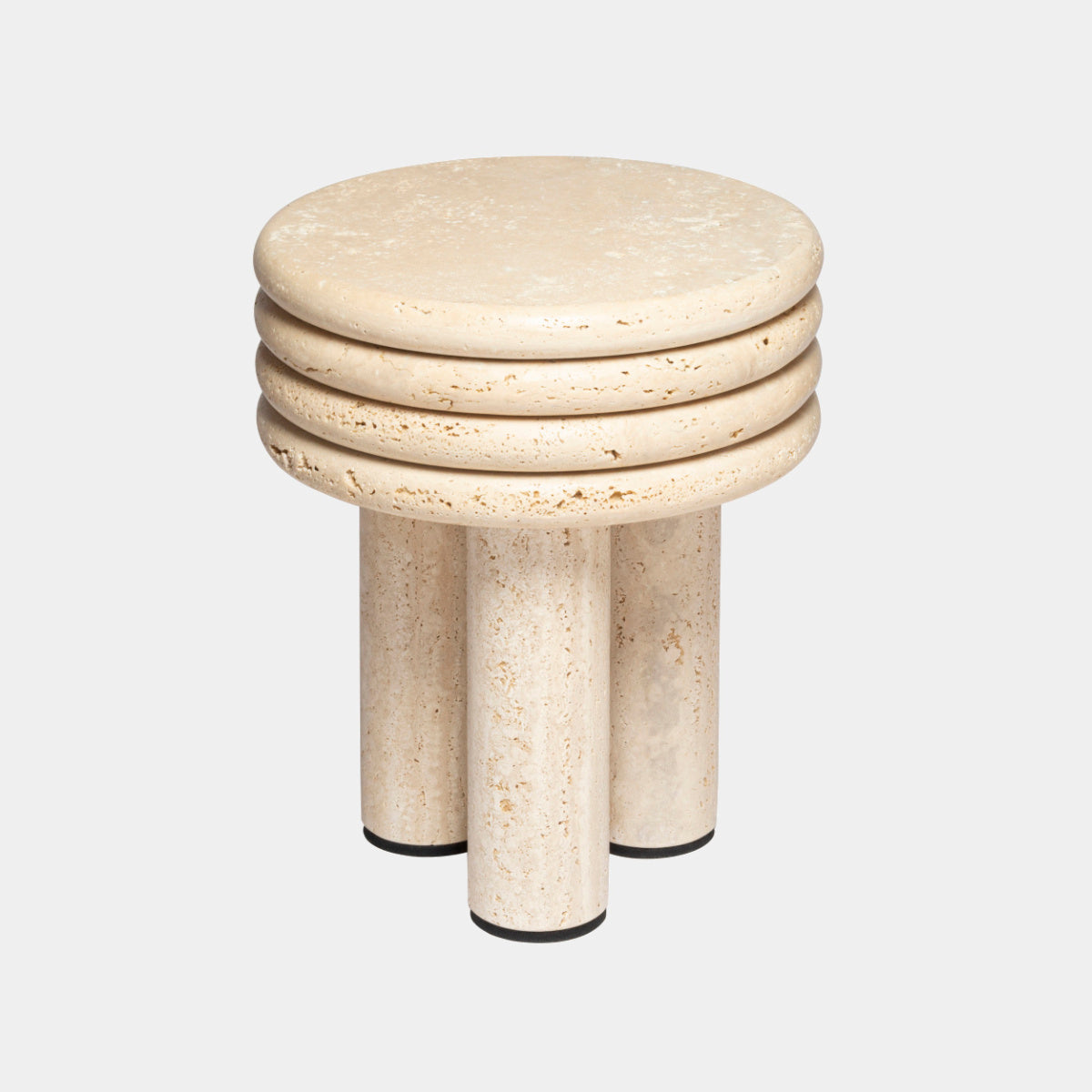 Scala designový stolek přírodního travertinu