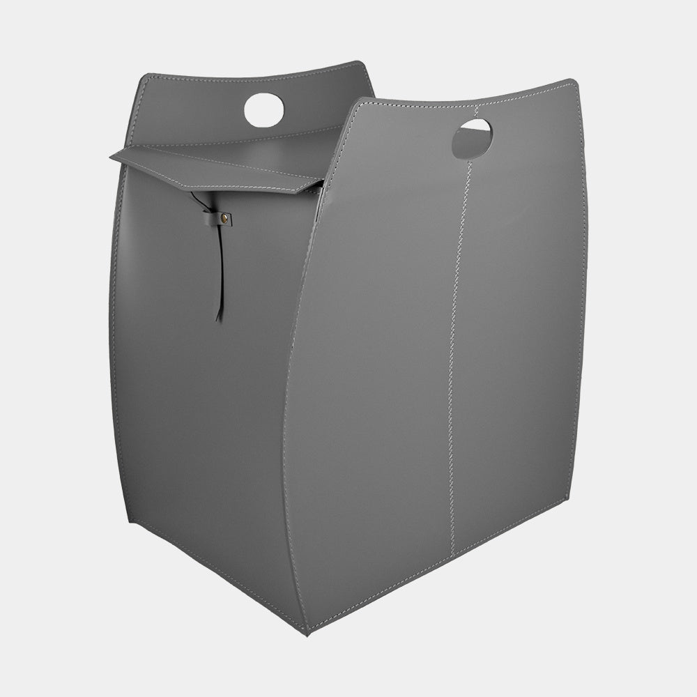 Limac Design – Designový kožený koš na prádlo Alessio