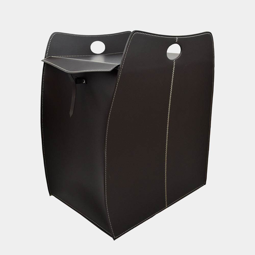 Limac Design – Designový kožený koš na prádlo Alessio