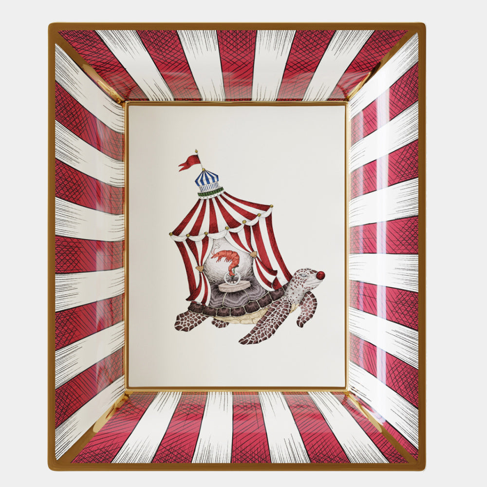 SEARCUS Porcelánová miska s motivem želvy