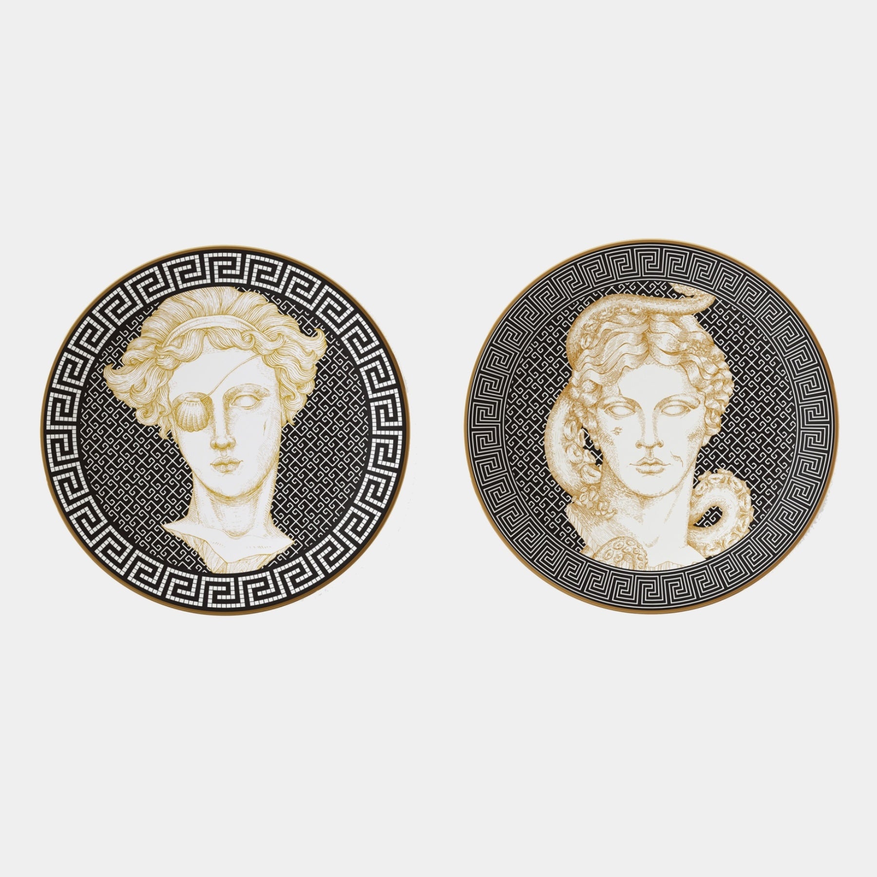 AQUATIC CREATURES Atlantis Sada malých porcelánových talířků