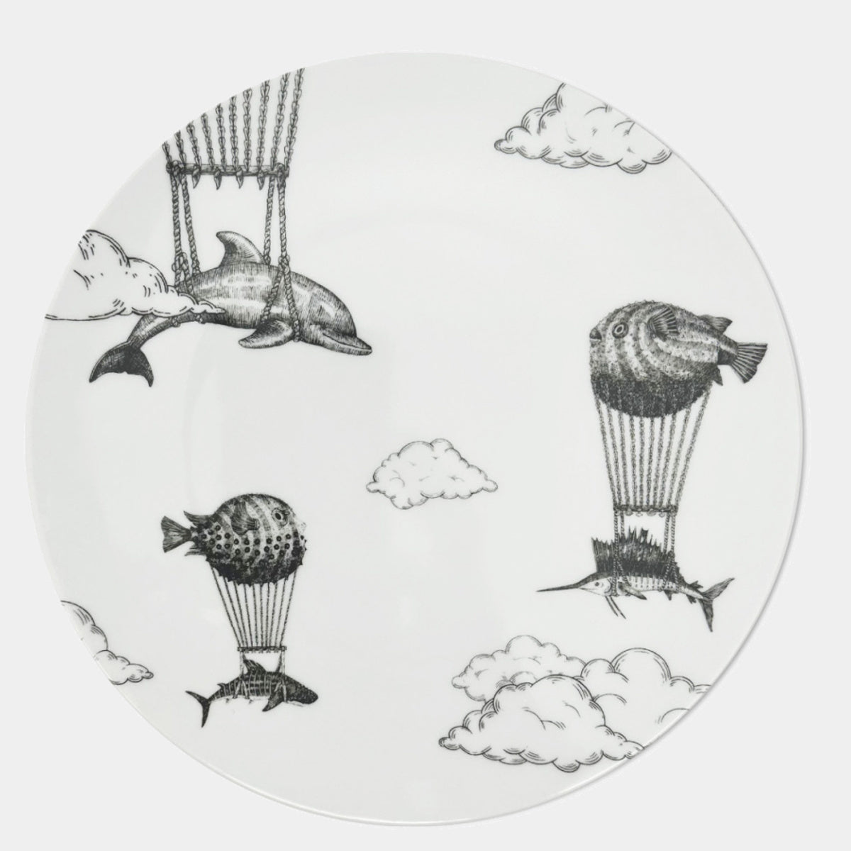 MONTGOLFIERS Dezertní talířky 23cm