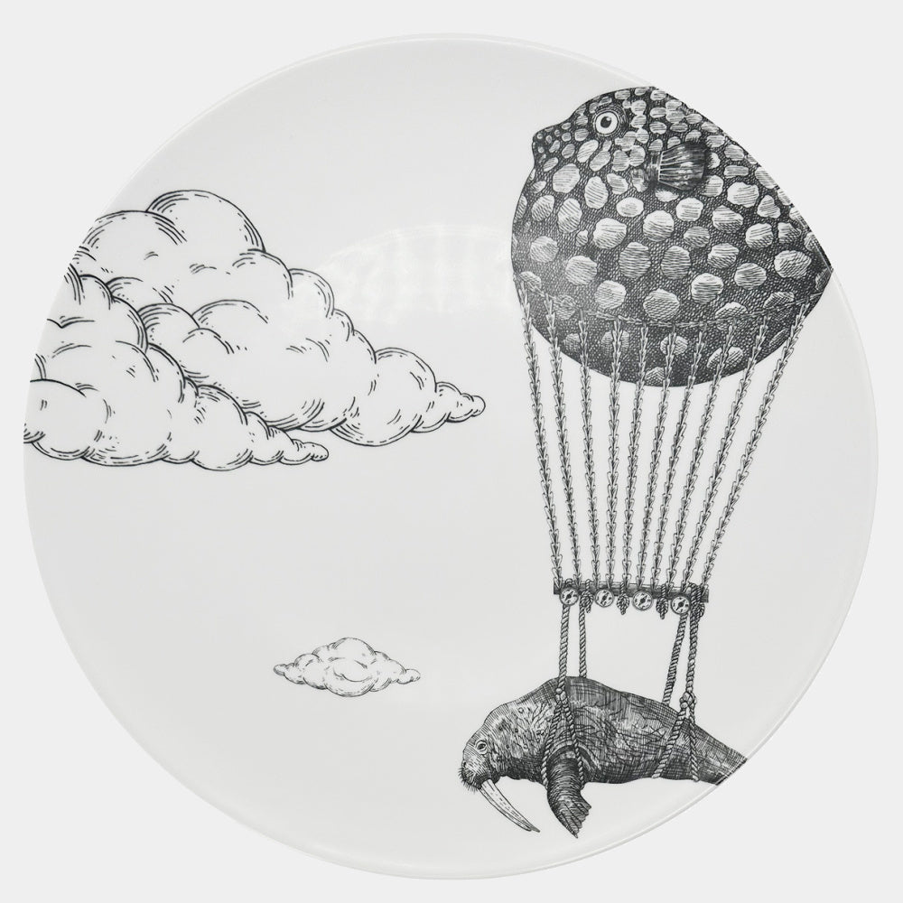 Las Palmas Set of 6 porcelain plates