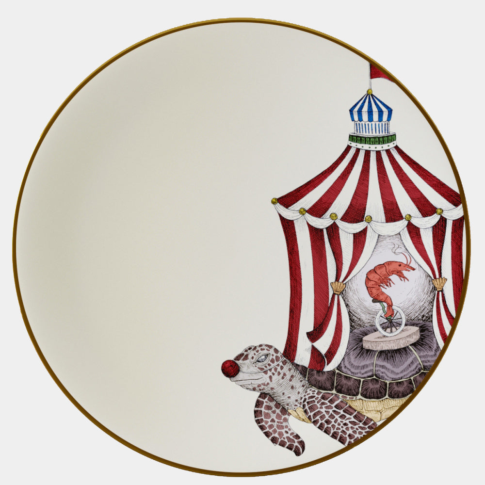 Porcelánový talíř s motivem želvy Aquatic Creatures