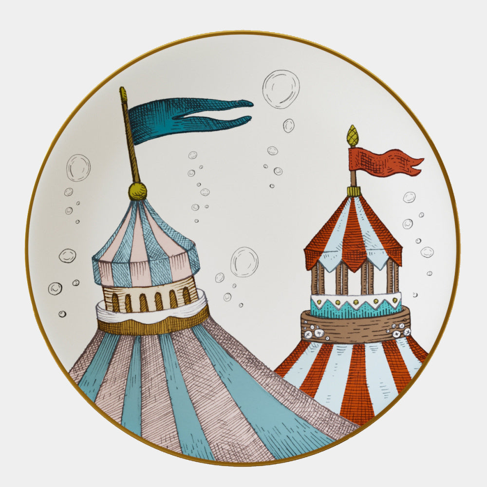 Sada porcelánových talířů s motivem krevety Aquatic Creatures