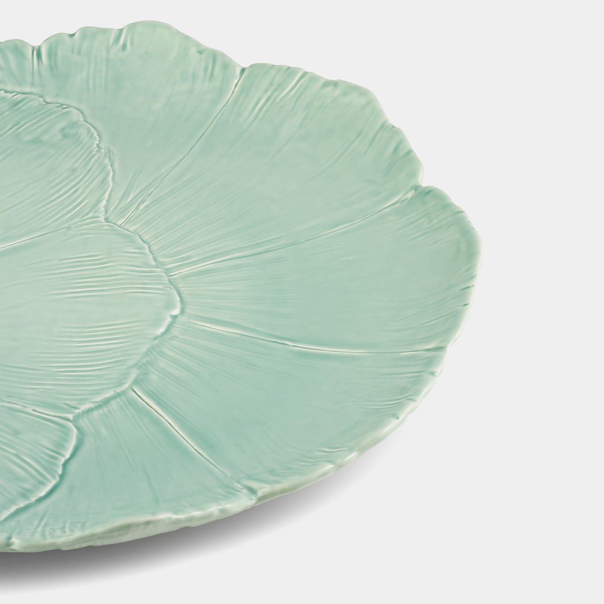 Aquazzura Cherry Blossom oválná mísa zelená