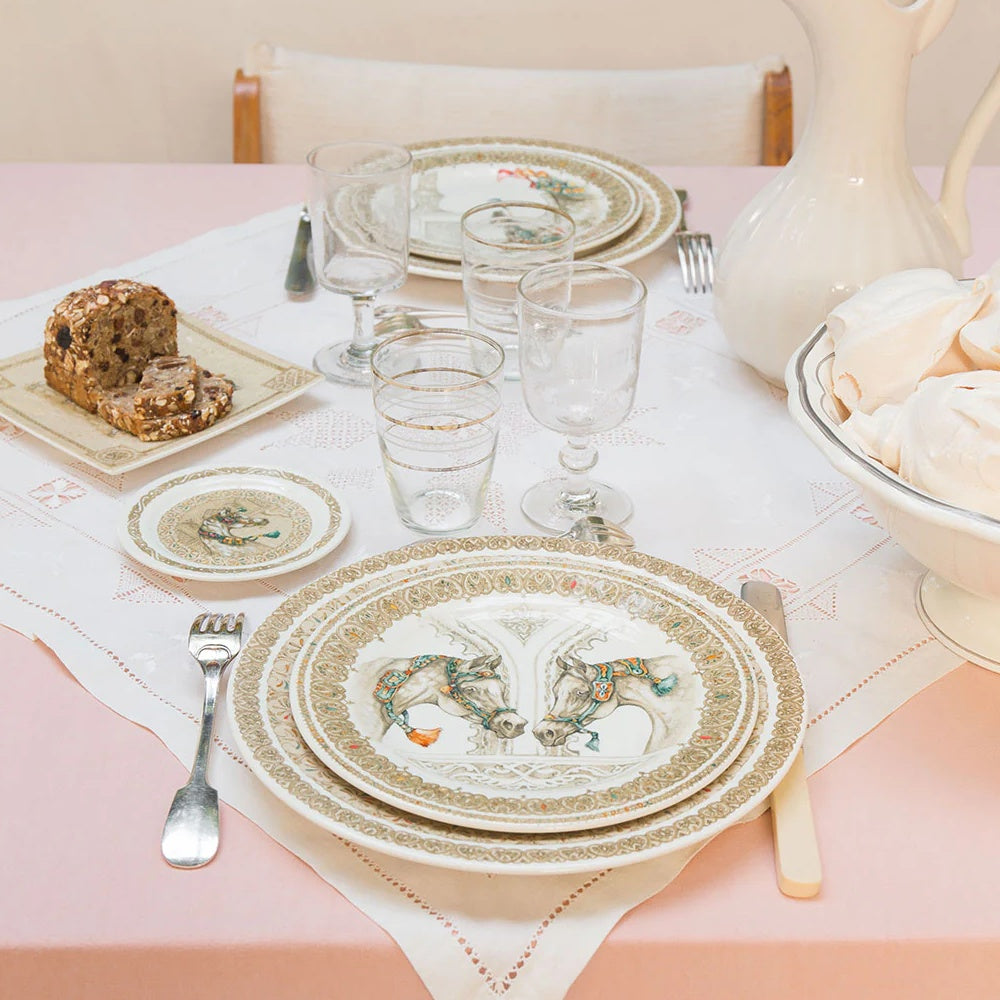 GIEN CHEVAUX DU VENT Pečivový talířek - Sada 2ks