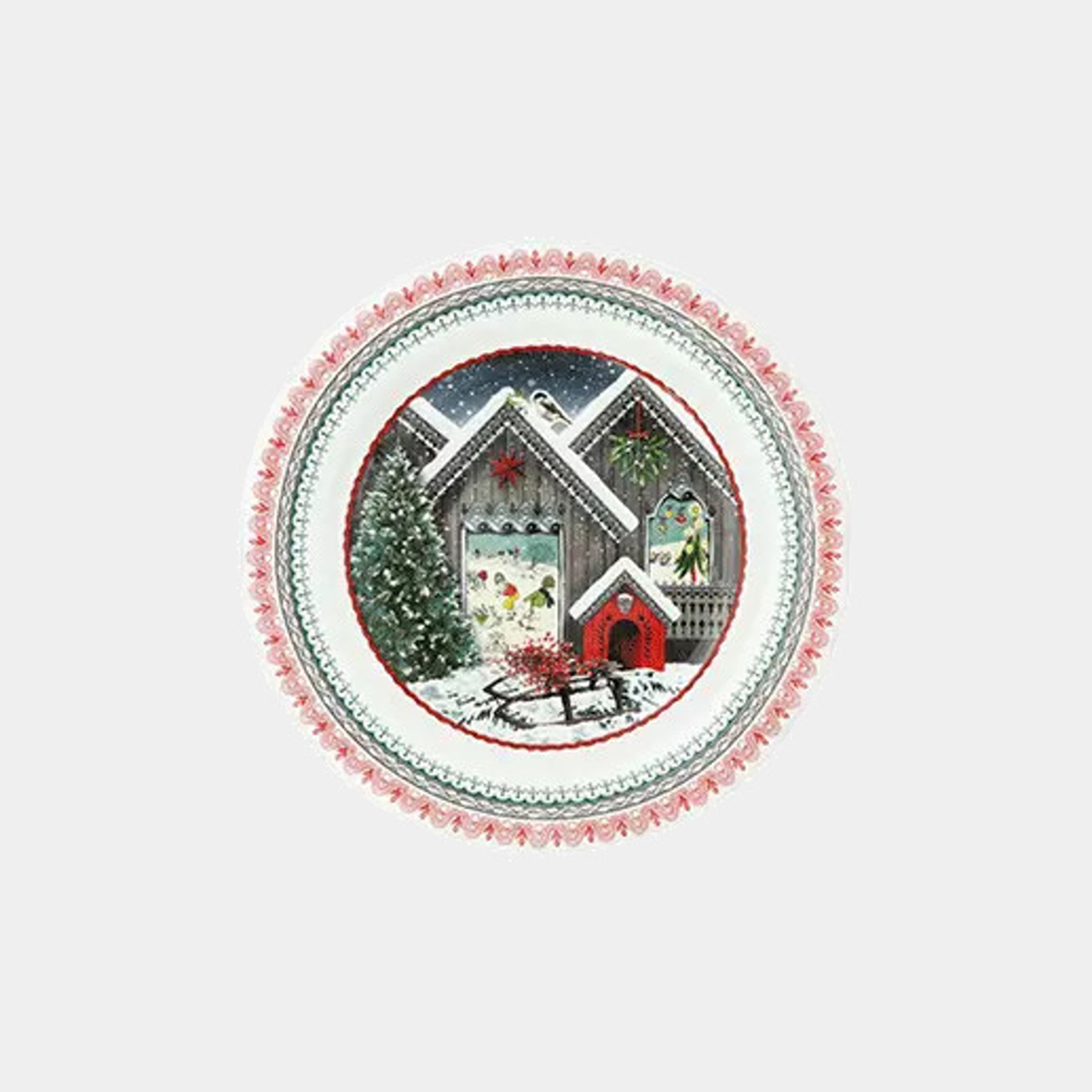GIEN Vánoční dezertní talíř – sběratelská edice Noël Féérie 2025