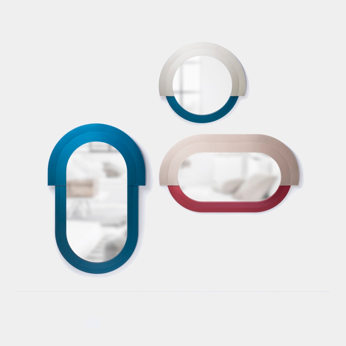 RUDI Designové nástěnné zrcadlo YOKO na výšku