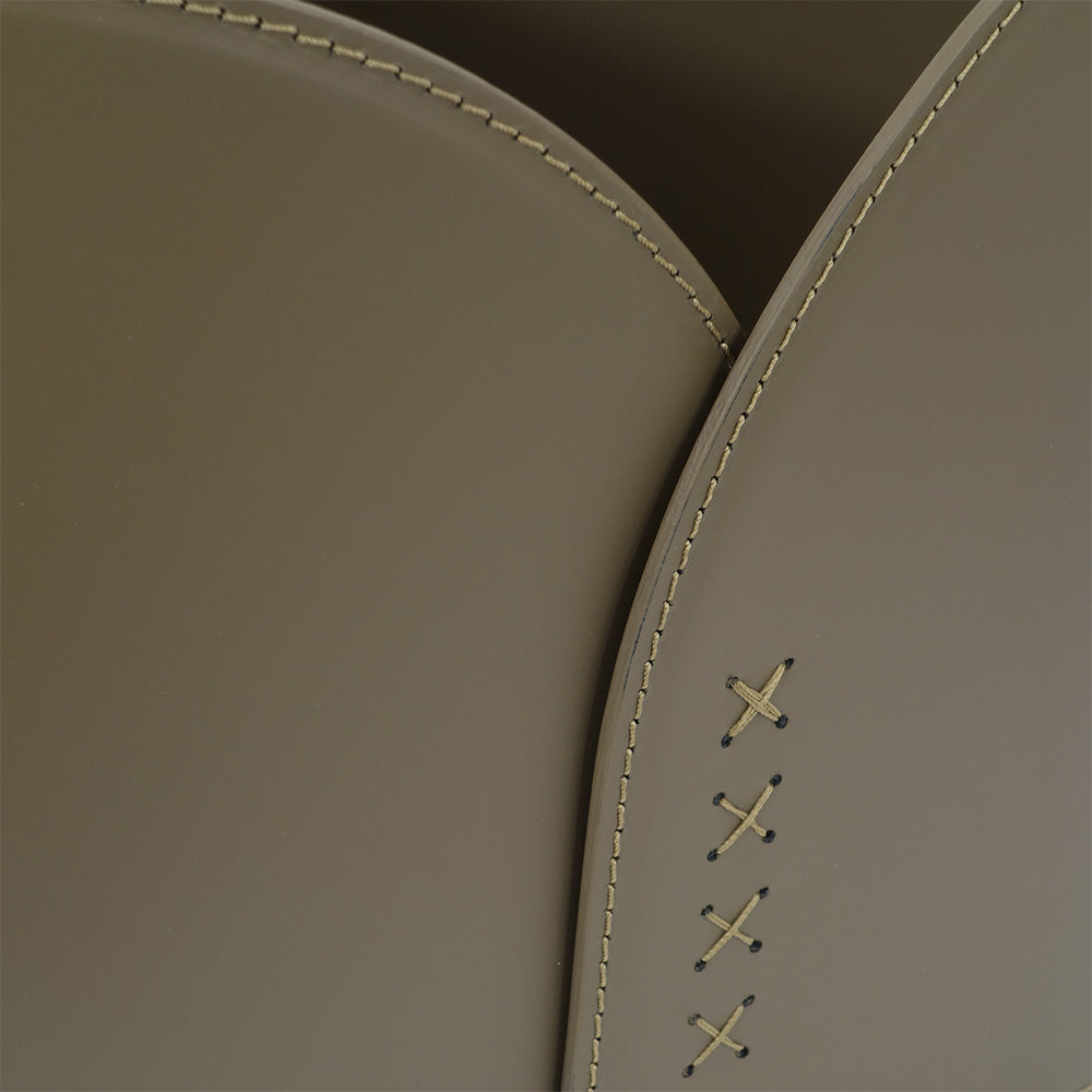 Limac Design Ignis Designový kožený koš na krbové dřevo