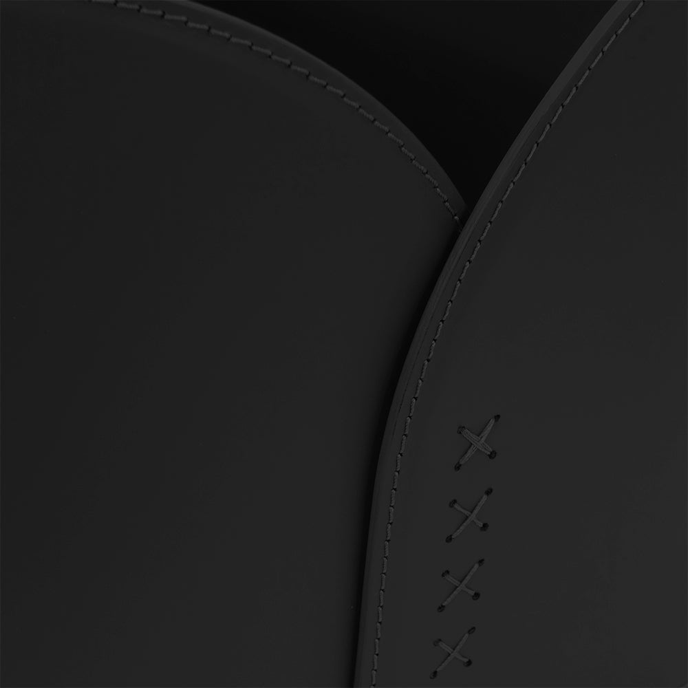 Limac Design Ignis Designový kožený koš na krbové dřevo