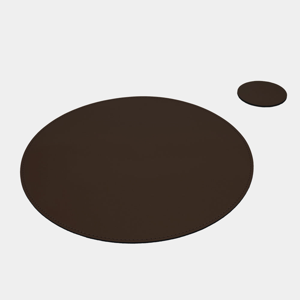 limac design Kulaté prostírání z kůže