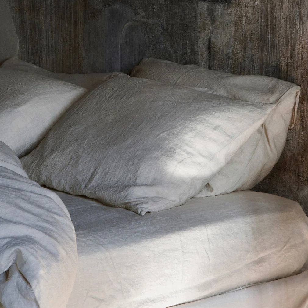 Once Milano lněné napínací prostěradlo