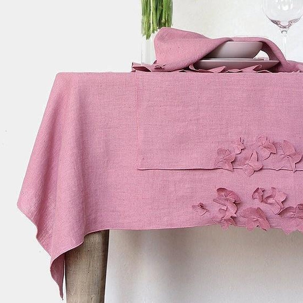 Giardino Segreto Luxusní lněný ubrousek GELSOMINO 6 ks