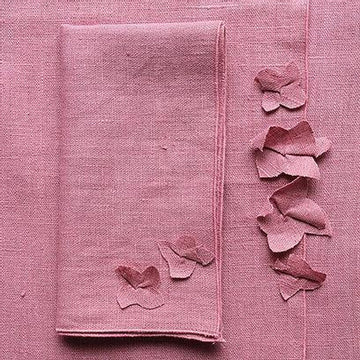 Giardino Segreto Luxusní lněný ubrousek GELSOMINO 6 ks