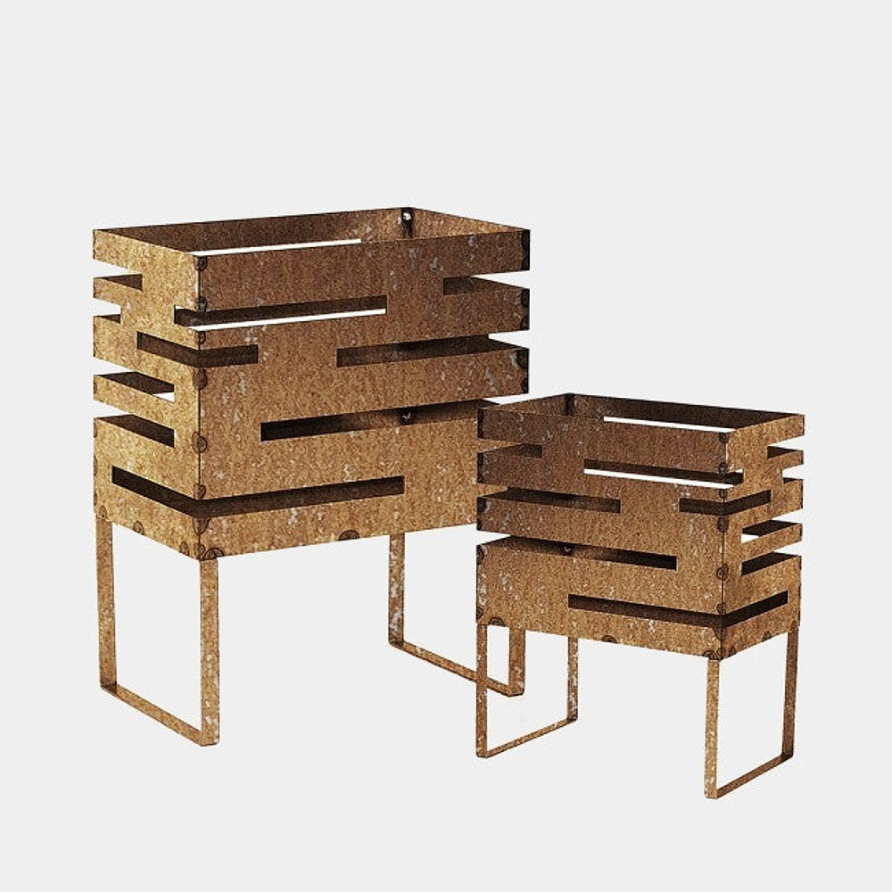 Moderní koš na oheň Urban ze švédské oceli