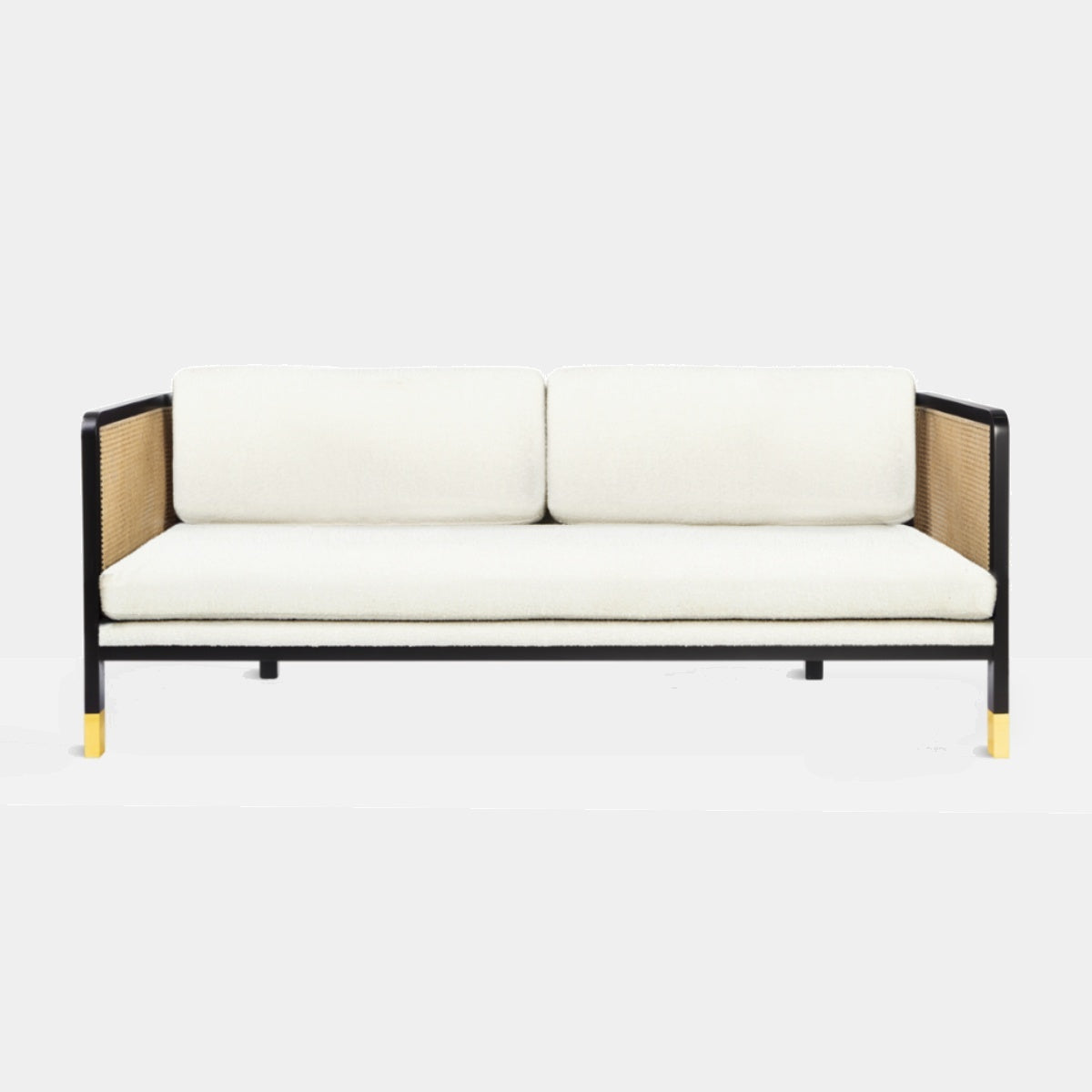 Designová pohovka CANE 210 s výpletem cannage