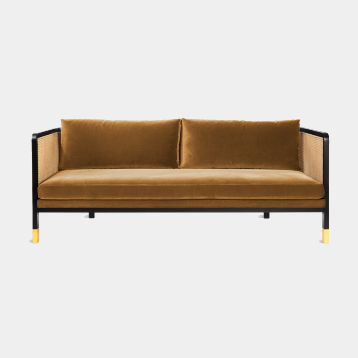 Designová pohovka CANE 210 s výpletem cannage