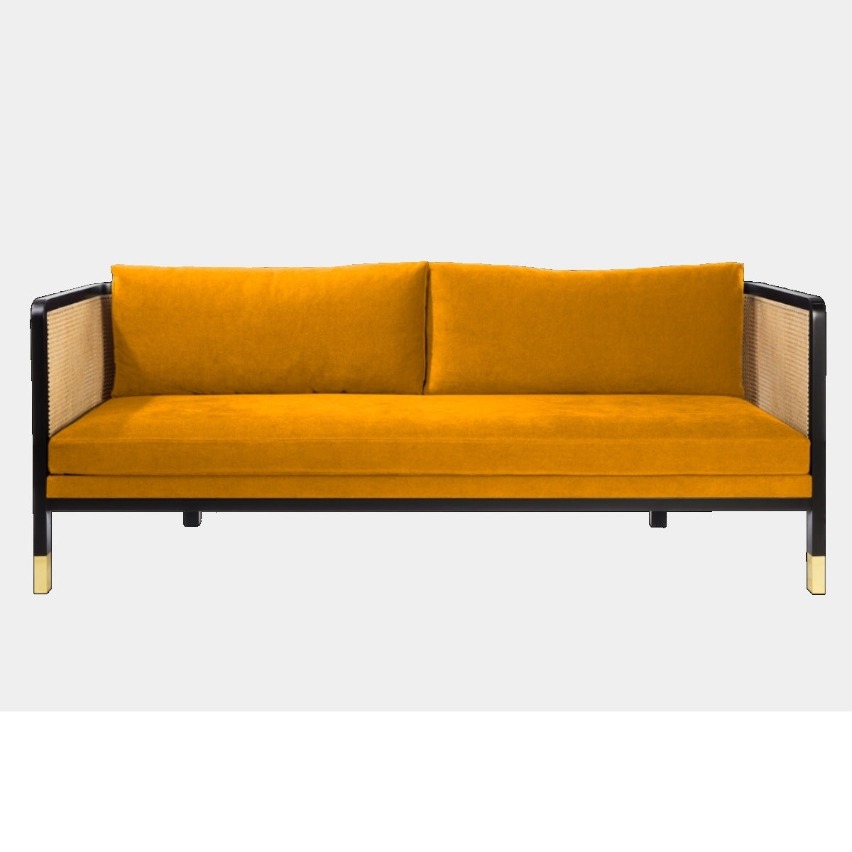 Designová pohovka CANE 210 s výpletem cannage