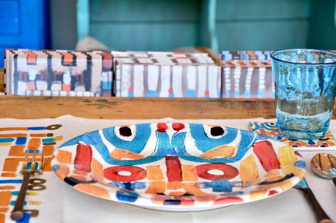 Keramické talíře Linea Colores Ceramica #06 - Sada 3 ks