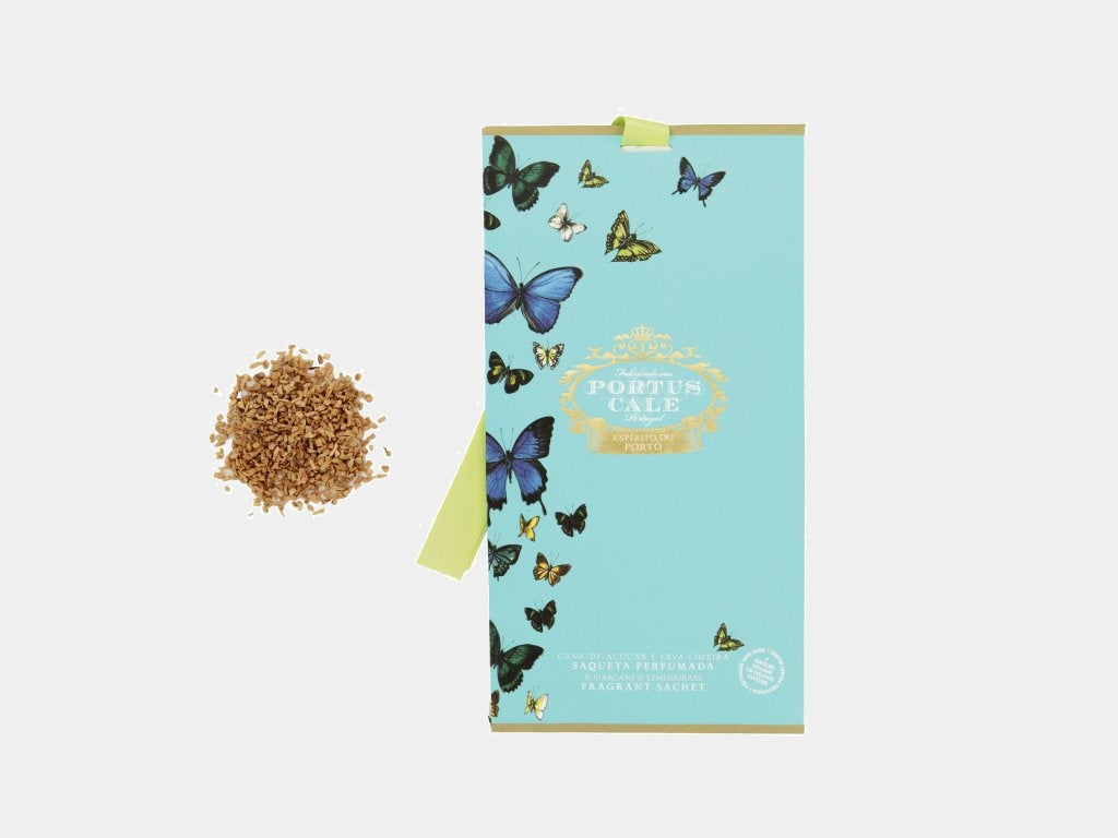 Vonný sáček do šatní skříně Castelbel Butterflies - Cukrová třtina a citronová tráva