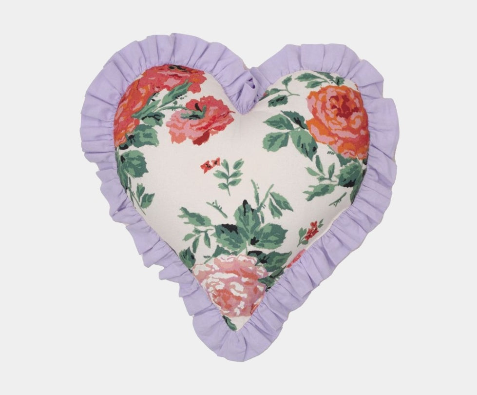 Cath Kidston originální dekorační polštář srdce s volánem
