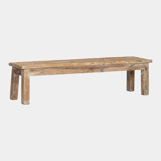 Dřevěná lavice bez opěrky 104 cm