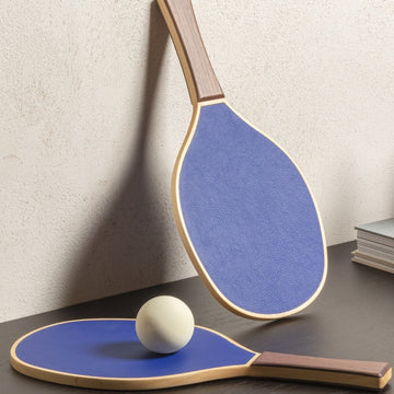 Designové dřevěné rakety na plážový tenis