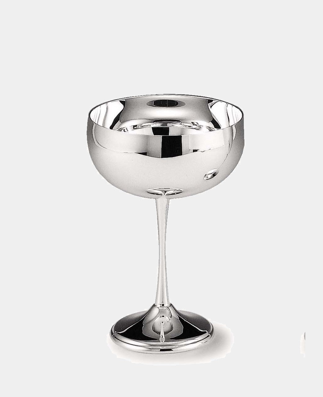 GREGGIO Luxusní postříbřená sklenička na šampaňské