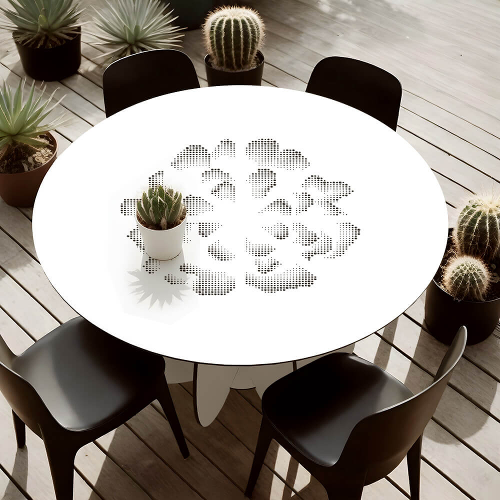 IBRIDE designový venkovní stolek Gardenia Ø100 cm