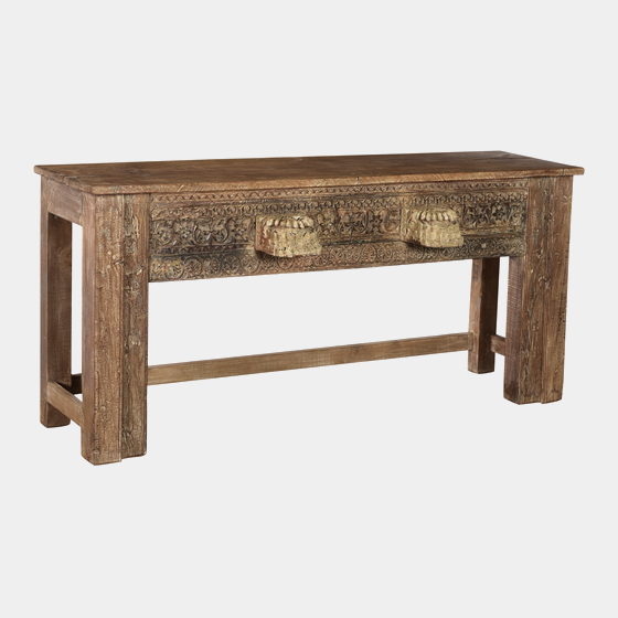 Dřevěný konzolový stůl z indického palisandru 186 cm