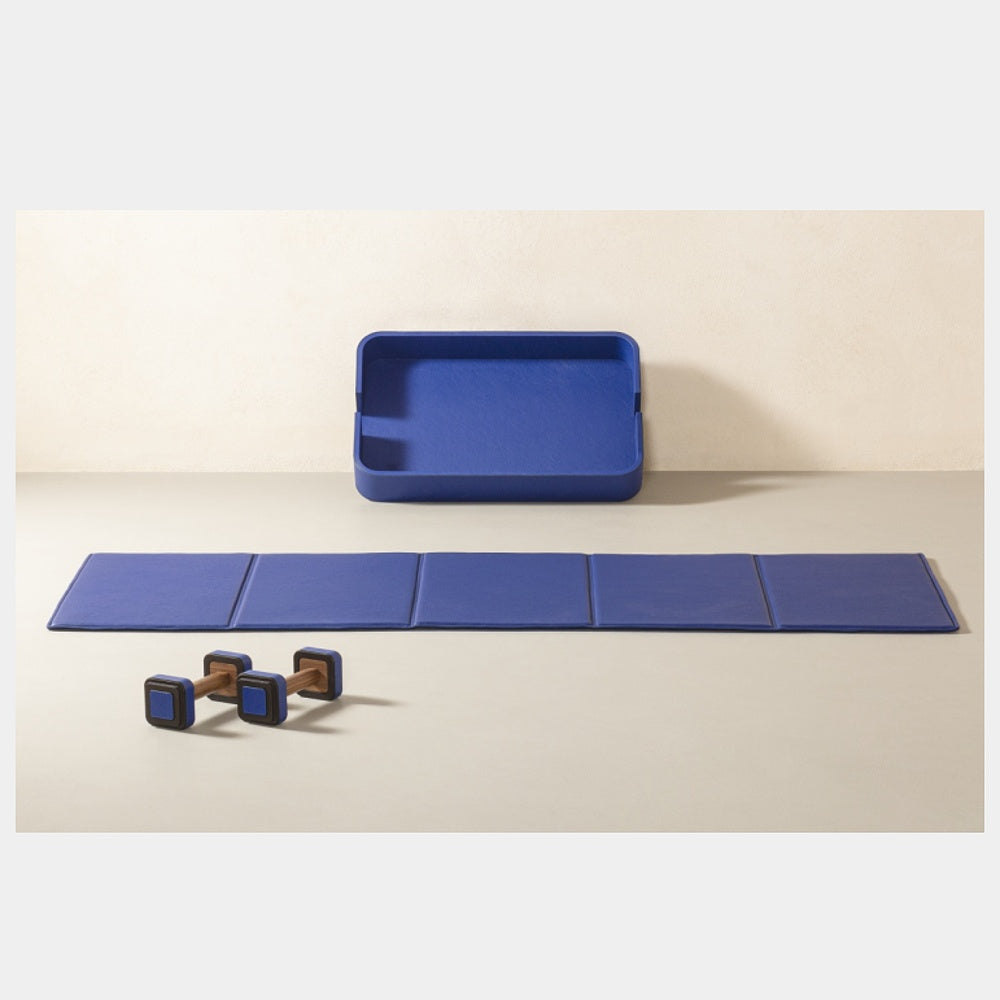 Giobagnara x Poltrona Frau Designová kožená podložka na jógu a pilates