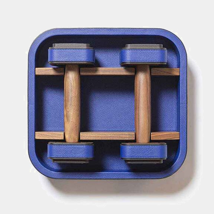 Giobagnara x Poltrona Frau Designové ocelové činky 2kg