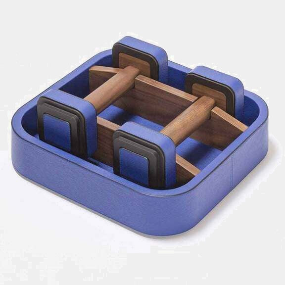 Giobagnara x Poltrona Frau Designové ocelové činky 2kg