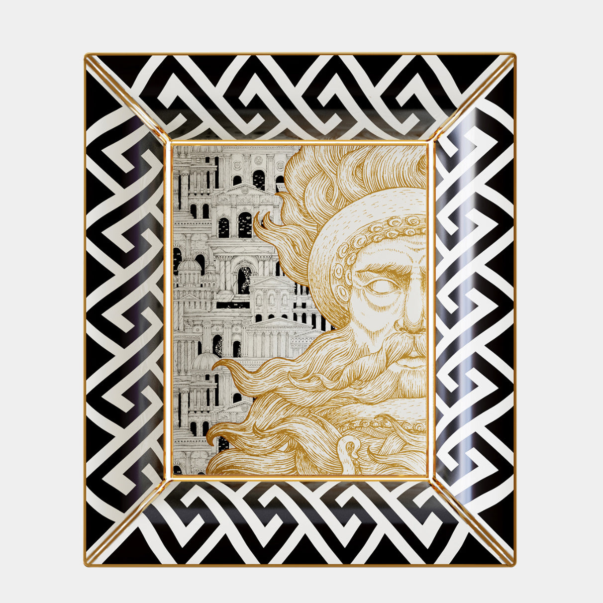 AQUATIC CREATURES Atlantis Porcelánová obdélníková miska