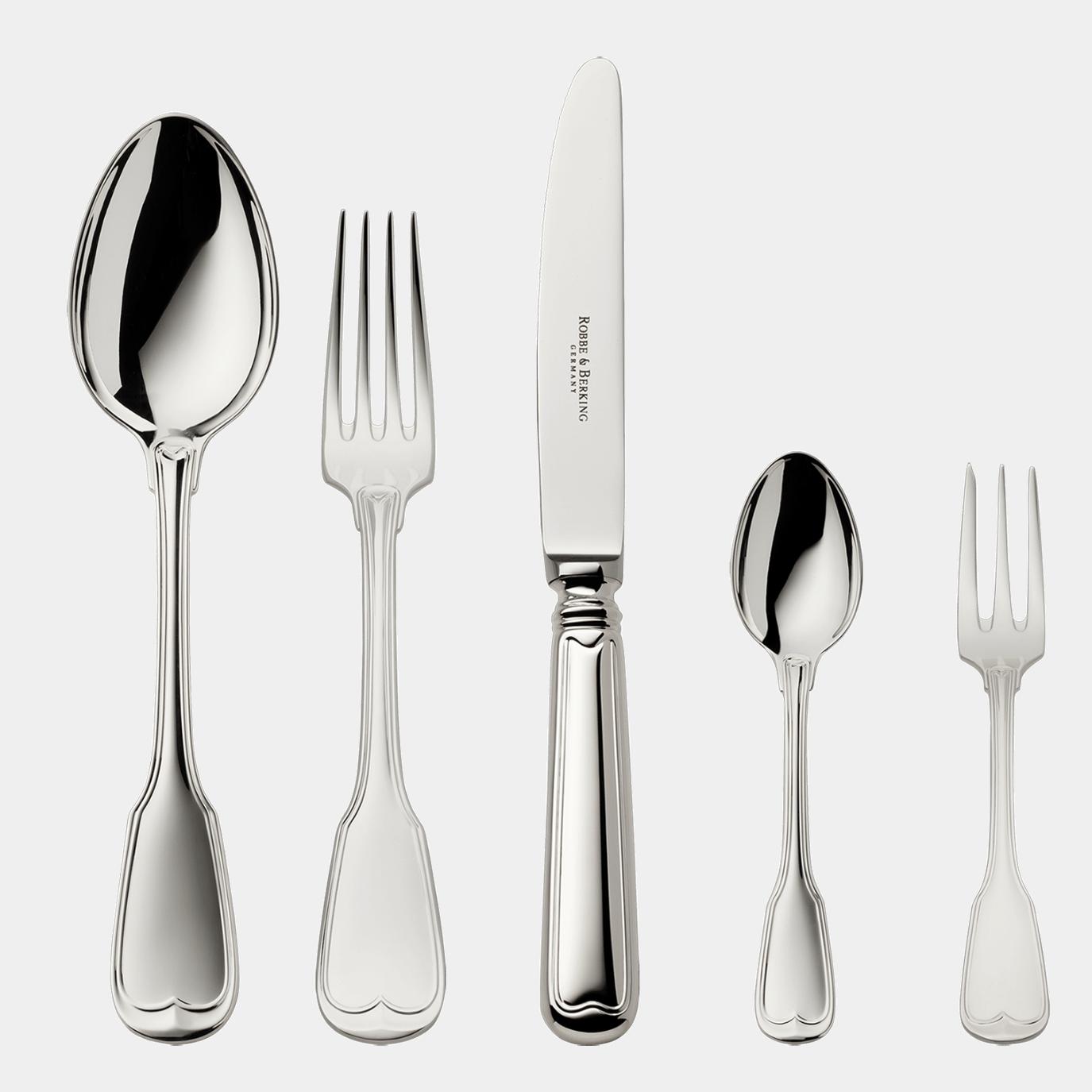 Robbe & Berking Stříbrný příbor ALT-FADEN - sada 5 ks