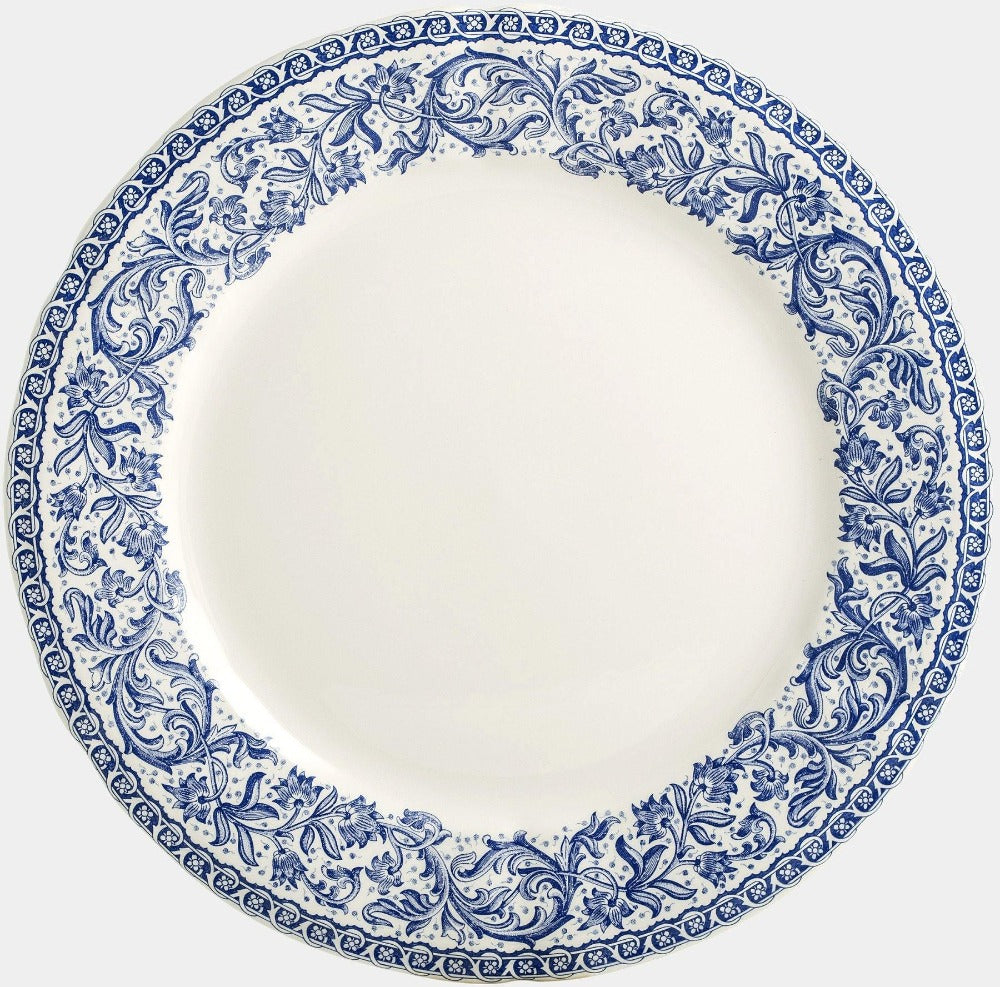 GIEN ROUEN 37 Vintage modro-bílá jídelní souprava