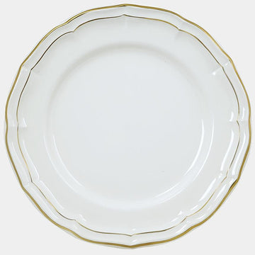 GIEN FILET OR Luxusní talíře s 18K zlatem