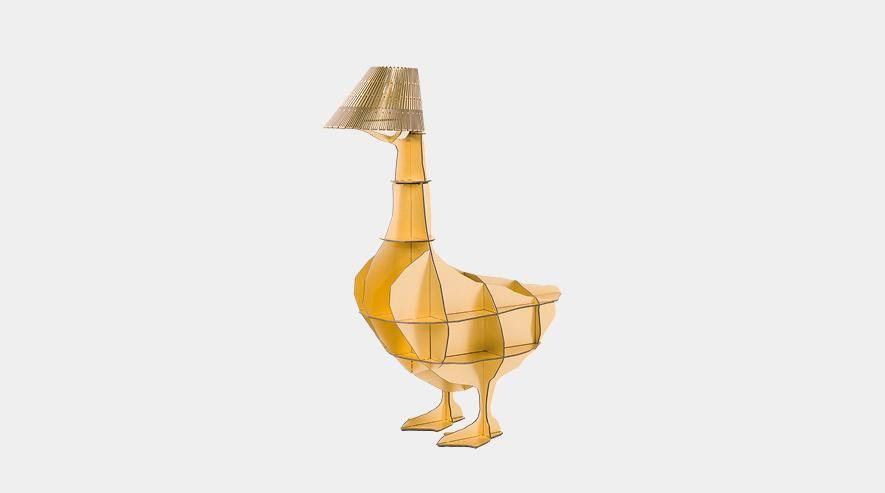IBRIDE zlatý noční stolek s lampičkou JUNON GOLD
