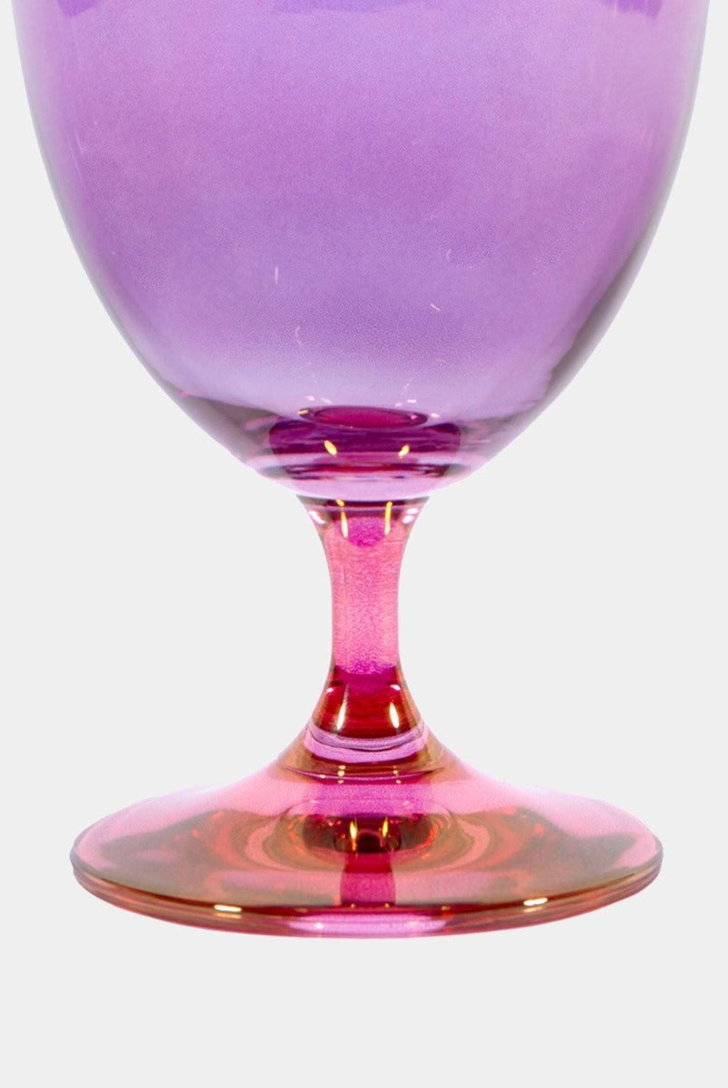 Růžovofialová sklenice na víno, 2 ks - Luisa Beccaria - perdonahome