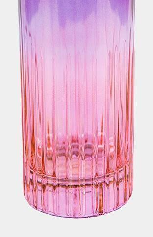 Růžovofialová sklenice tumbler vysoká, 2 ks - Luisa Beccaria - perdonahome