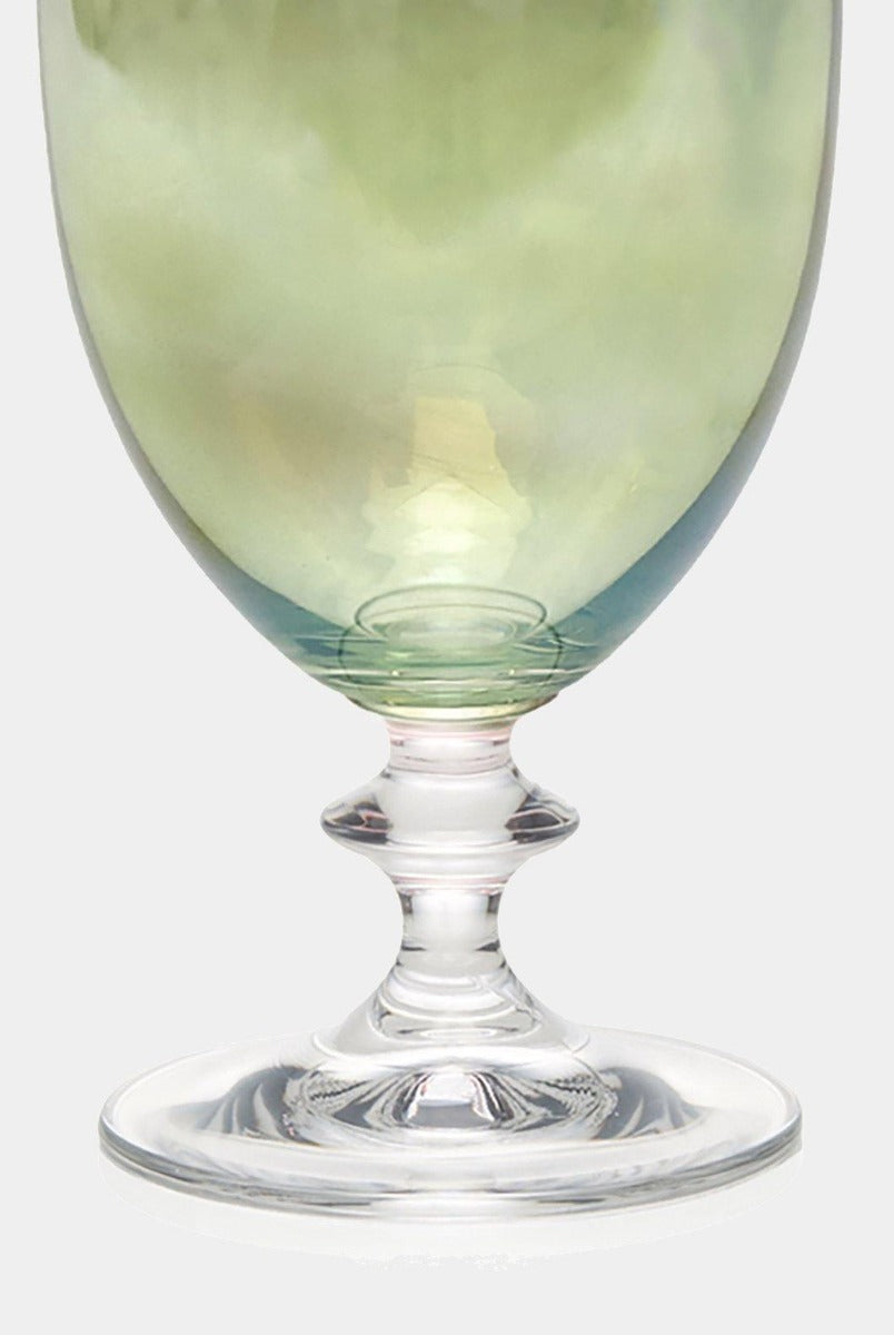 Zelená sklenice ROSY na vodu, 2 ks - Luisa Beccaria - perdonahome