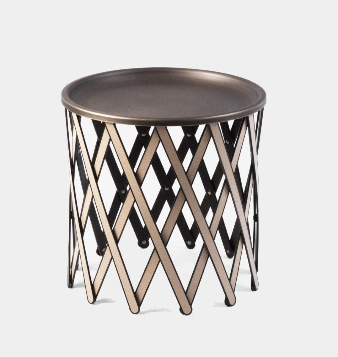 Skládací kožený stolek SAFARI - Pinetti - perdonahome