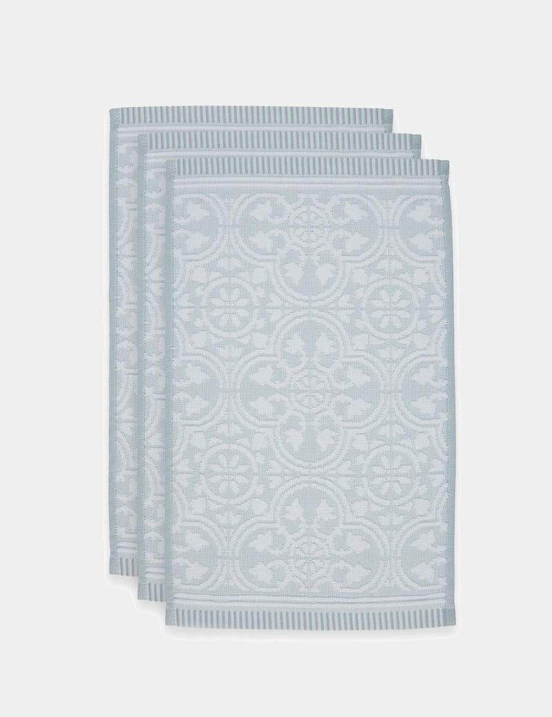 PIP STUDIO luxusní žakárový ručník 500 gr/m2 TILE DE PIP light blue